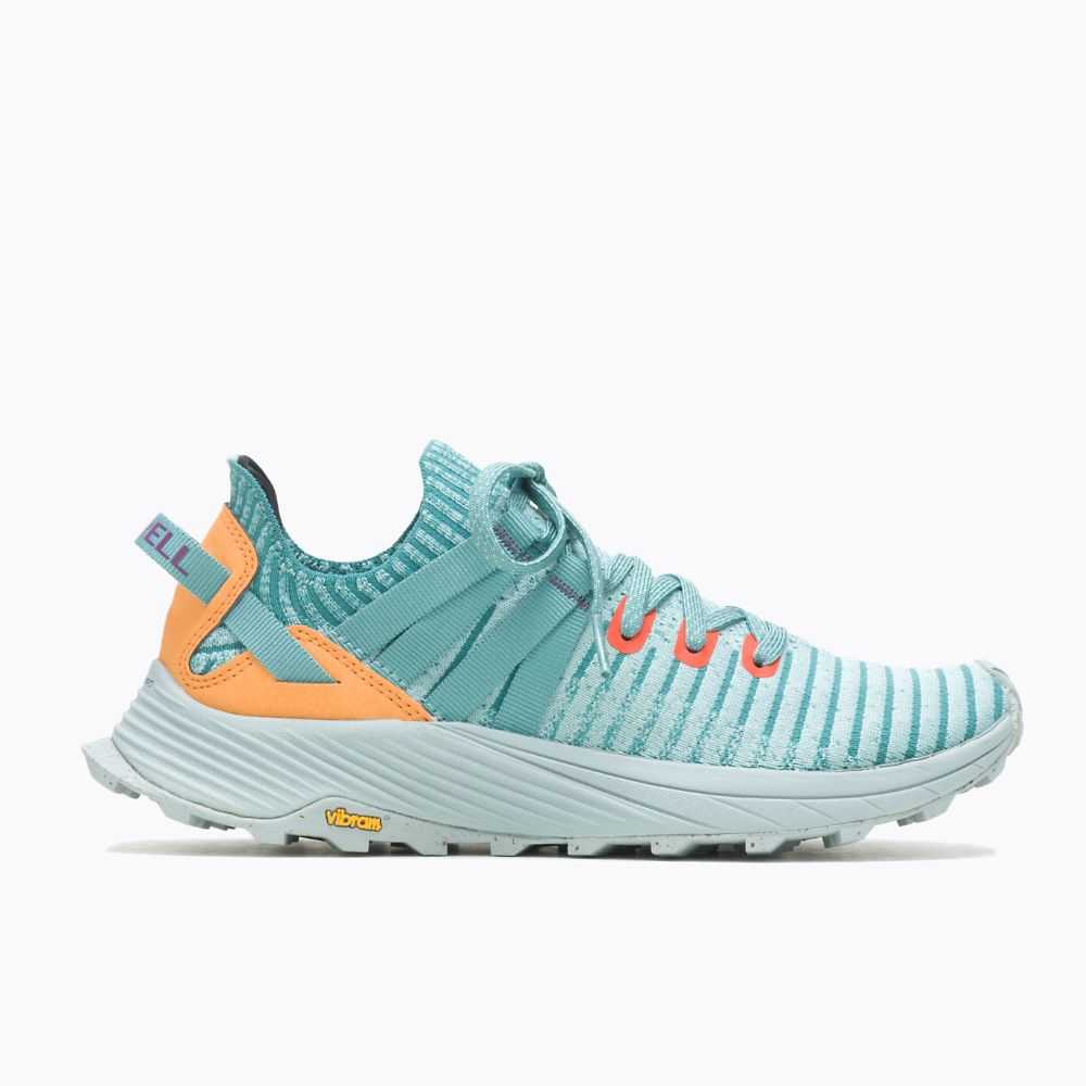 Women's Merrell Embark Lace Wide Width Sneakers Turquoise | Israel-1934708