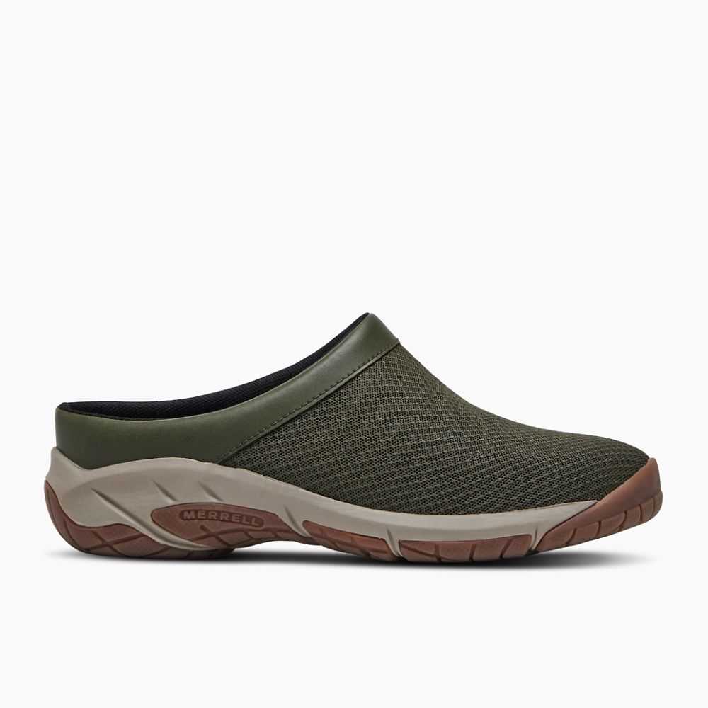 Women's Merrell Encore Breeze 4 Slip On Shoes Olive | Israel-170836