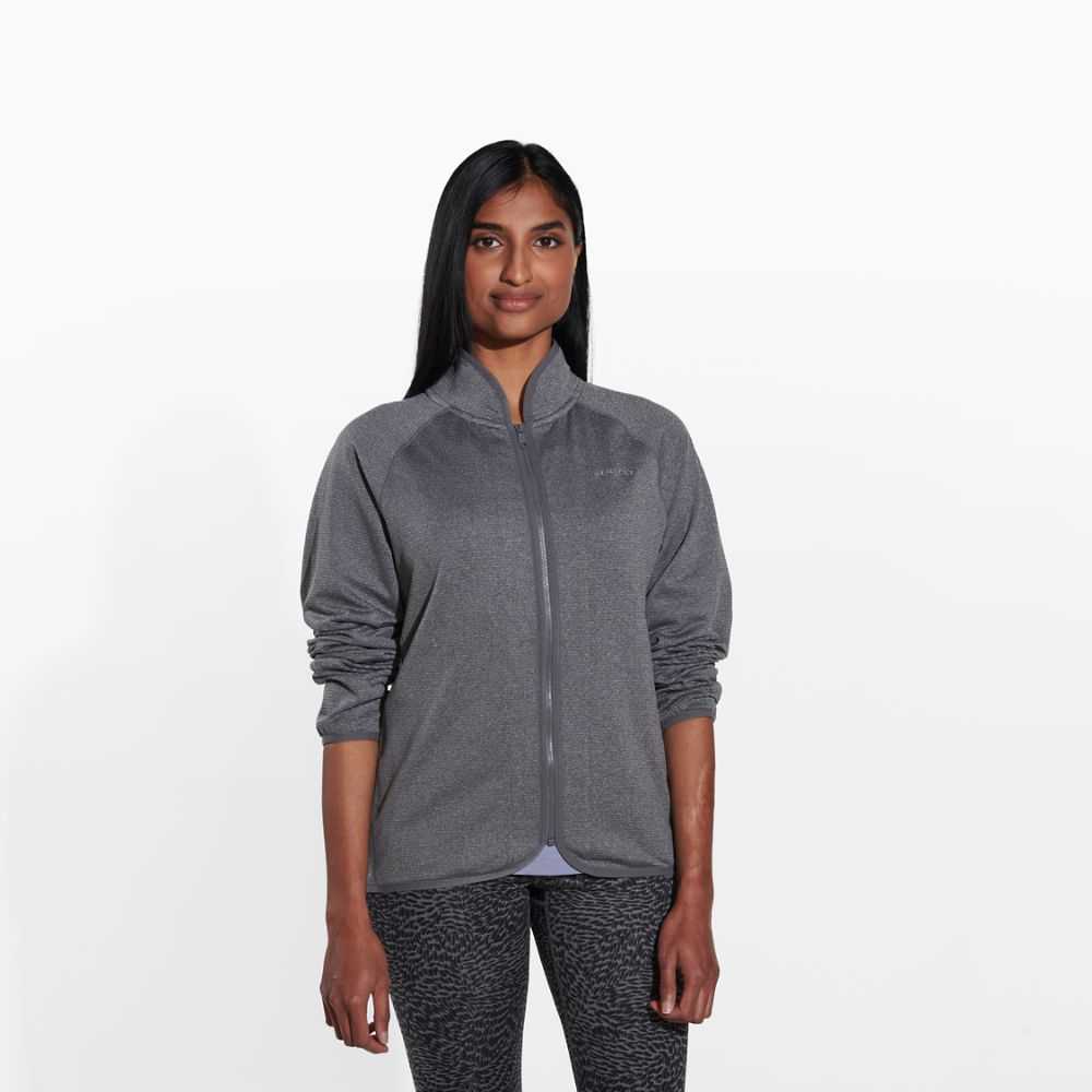 Women's Merrell Geotex Sweatshirts Deep Grey | Israel-743802