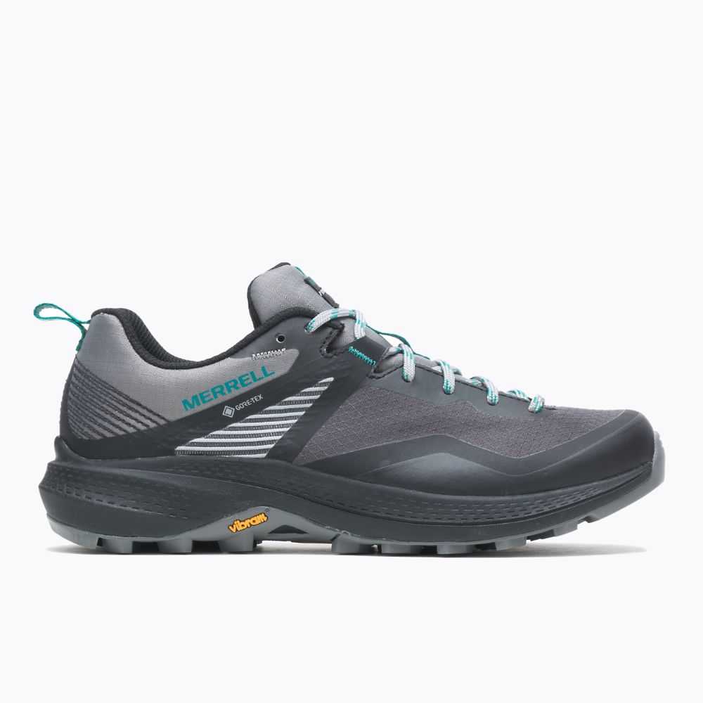 Women's Merrell MQM 3 GORE-TEX® Trail Running Shoes Grey/Turquoise | Israel-706823