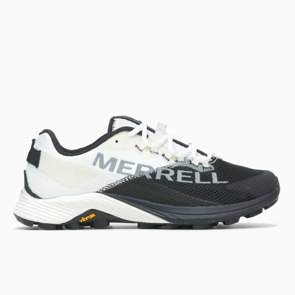 Women's Merrell MTL Long Sky 2 Trail Running Shoes Black/White | Israel-9814670