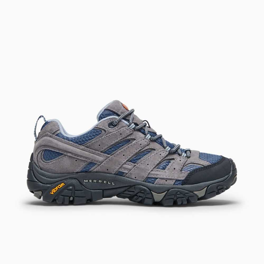 Women's Merrell Moab 2 Ventilator Hiking Shoes Grey | Israel-076381