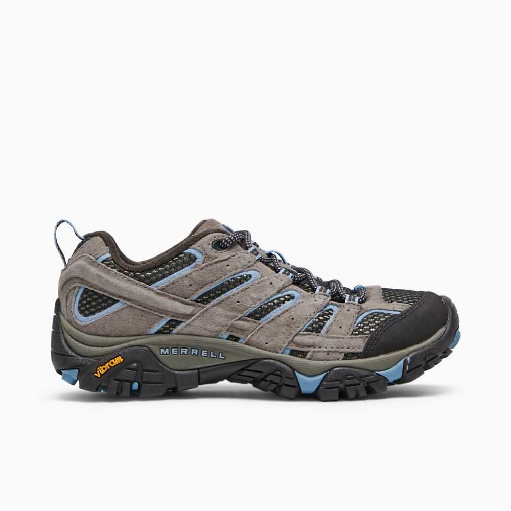 Women's Merrell Moab 2 Ventilator Hiking Shoes Grey | Israel-647031