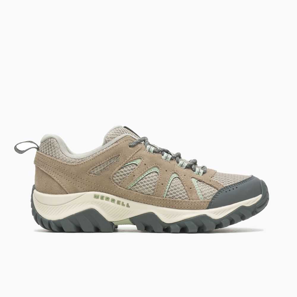 Women's Merrell Oakcreek Hiking Shoes Grey | Israel-0492716