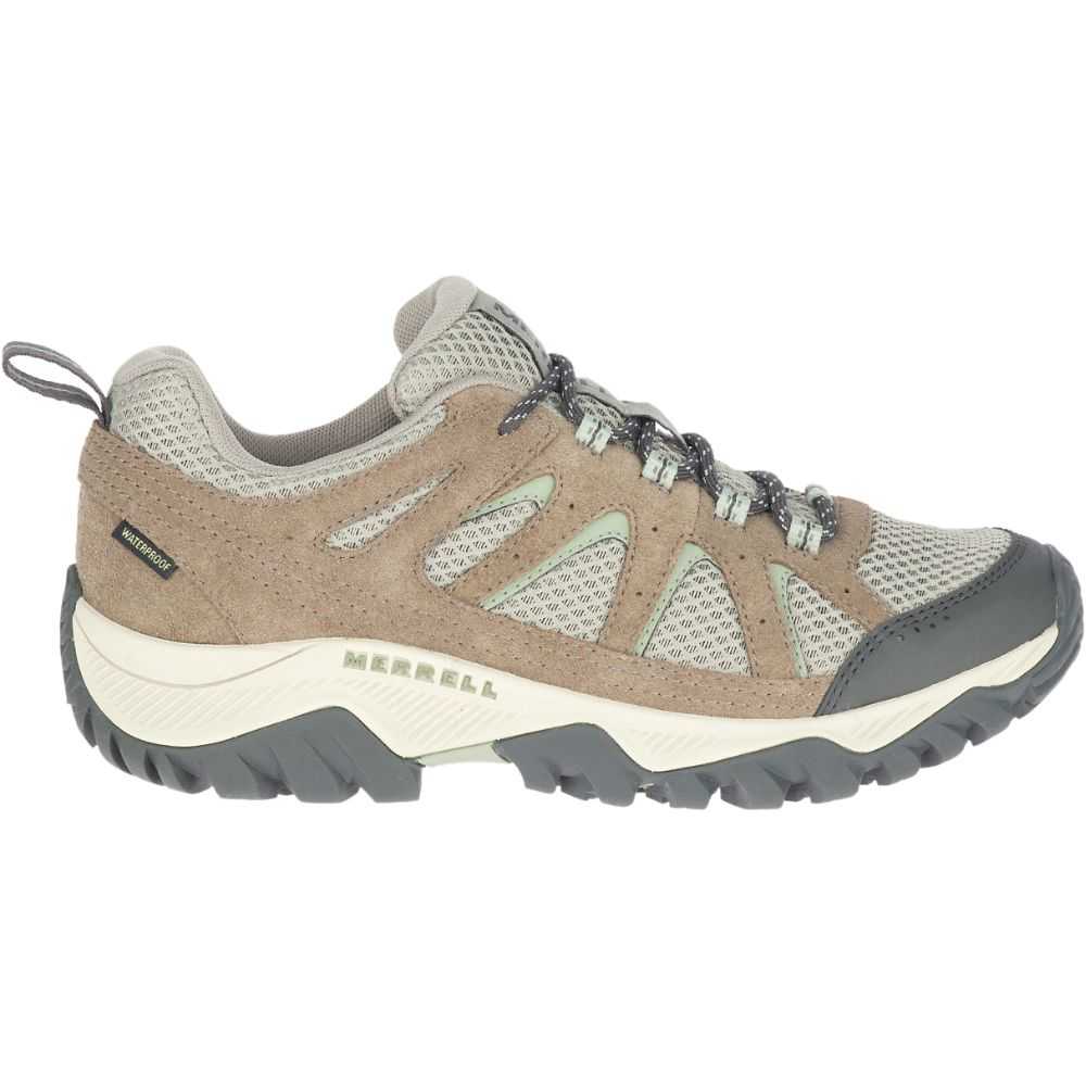 Women's Merrell Oakcreek Hiking Shoes Grey | Israel-8472613