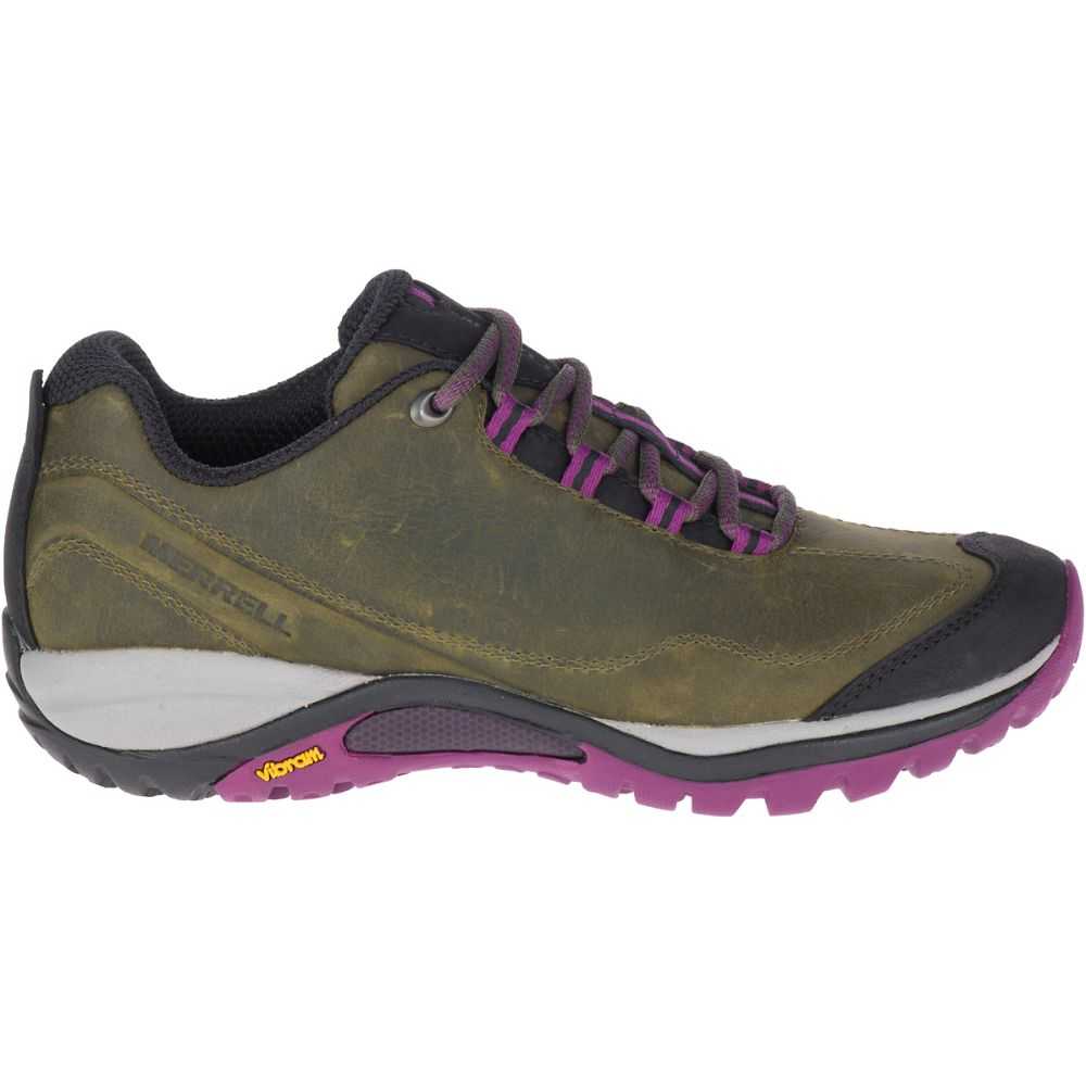 Women's Merrell Siren Traveller 3 Hiking Shoes Olive | Israel-7631429