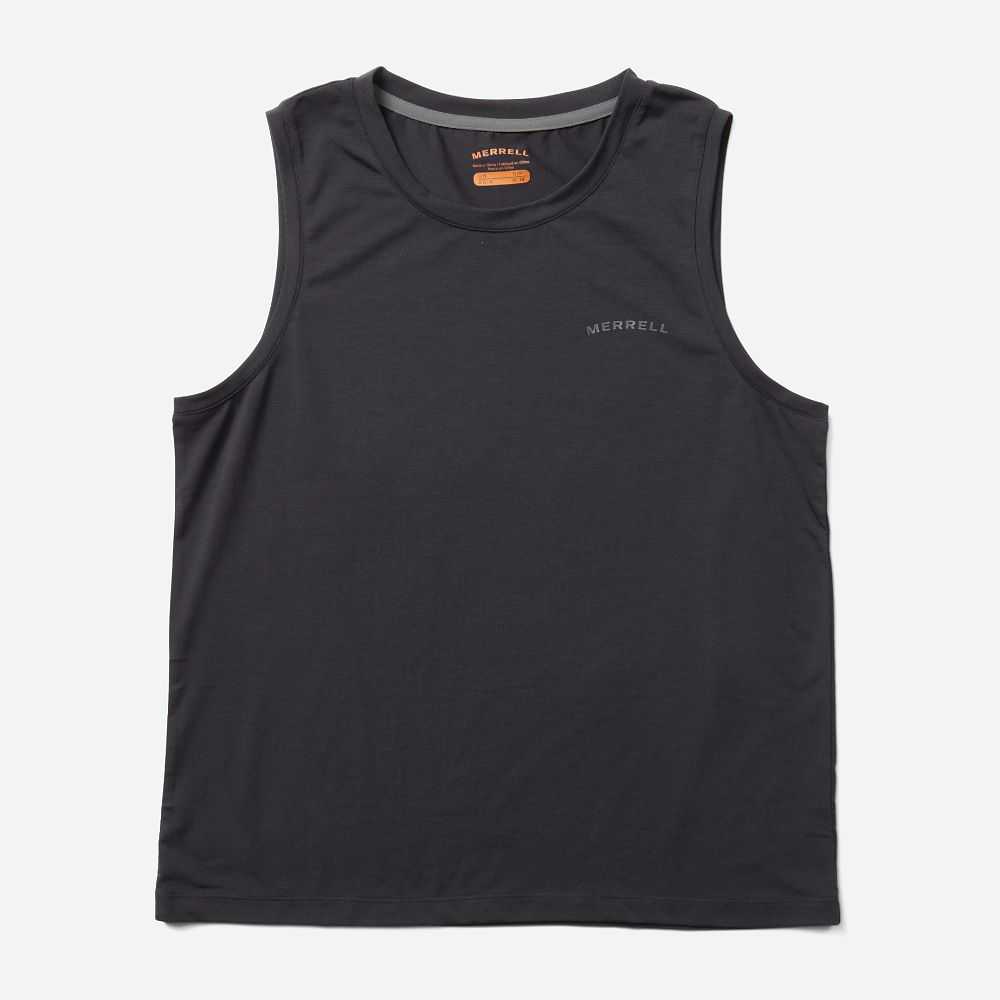 Women's Merrell Tencel Tank Tops Black | Israel-6718340