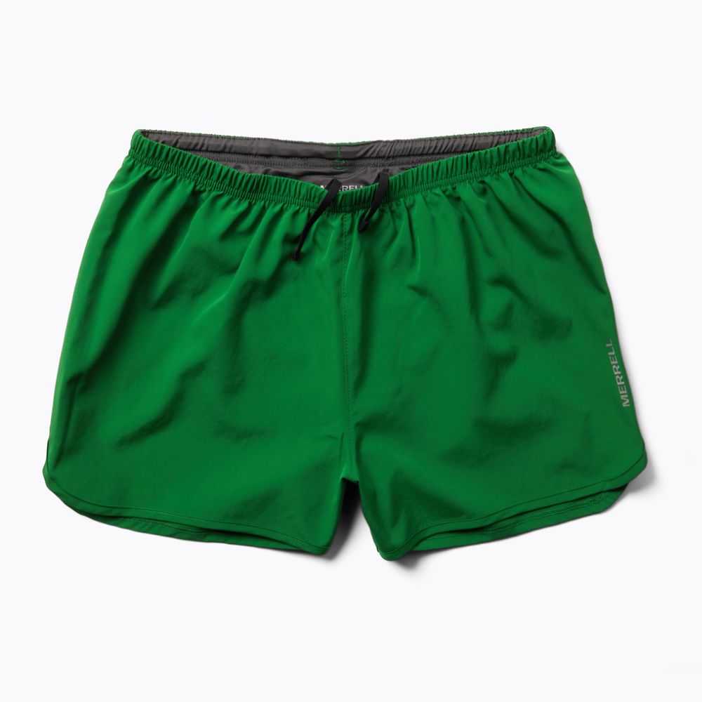 Women's Merrell Terrain Running Shorts Green | Israel-724908