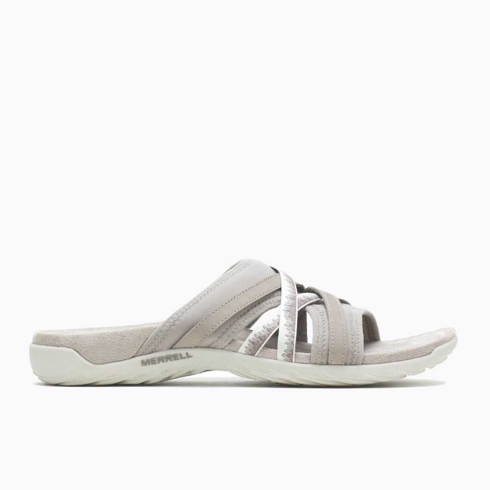 Women's Merrell Terran 3 Cush Slide Sandals White | Israel-123894