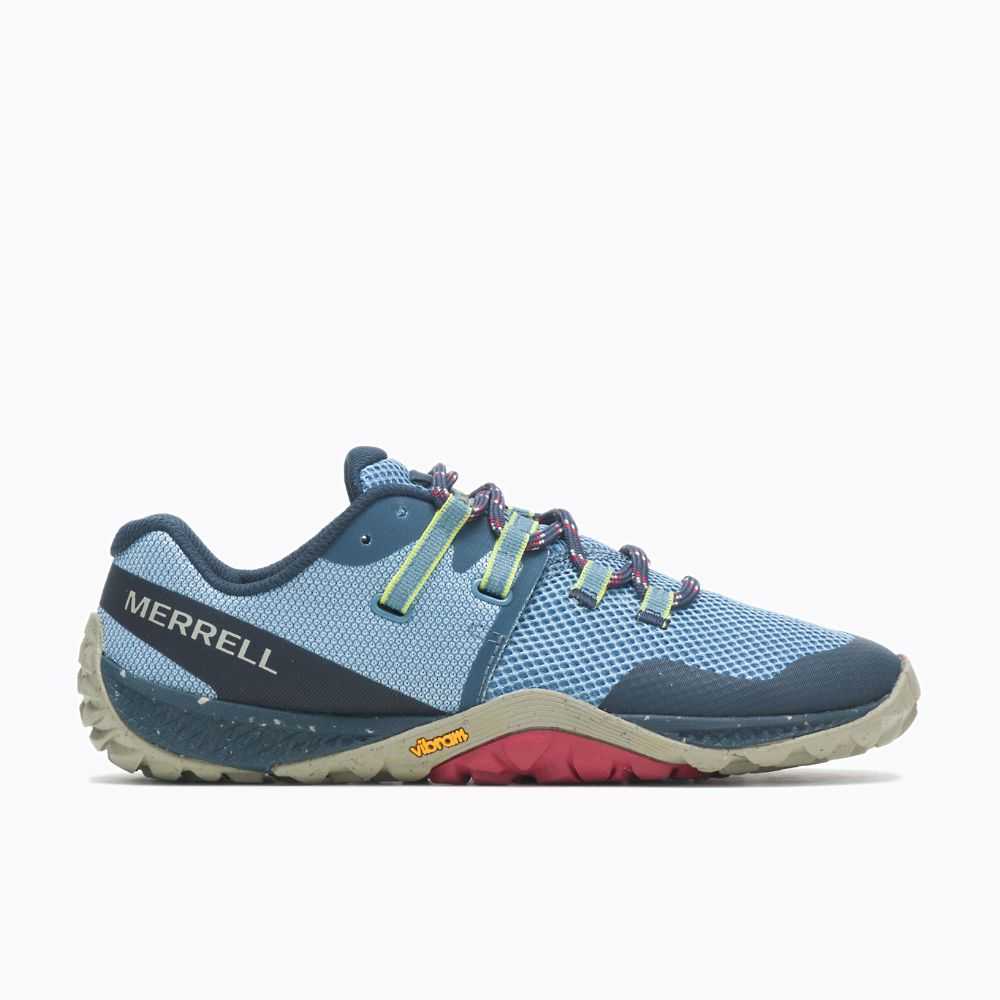 Women's Merrell Trail Glove 6 Eco Barefoot Shoes Light Blue | Israel-0261938